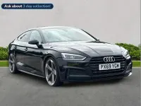 Used Audi A5 Black Edition 187 HP (137 kW) 2020 Black Coupe