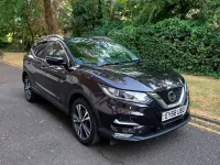 Used Nissan Qashqai N-Connecta 115 HP (84 kW) 2018 Black SUV