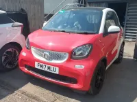 Used Smart ForTwo Coupé Premium 90 HP (66 kW) 2017 Red Coupe