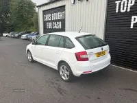 Used Skoda Rapid SE 103 HP (75 kW) 2016 White Hatchback