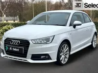 Used Audi A1 S-Line 123 HP (90 kW) 2017 White Hatchback