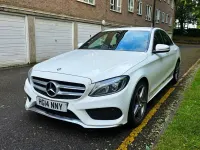 Used Mercedes C200 AMG line 184 HP (135 kW) 2014 White Sedan