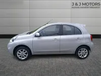 Usata Nissan Micra Acenta 80 CV (58 kW) 2017 Argento Utilitaria