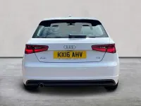 Used Audi A3 S-Line 110 HP (80 kW) 2016 White Hatchback