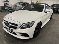 Used Mercedes C200 AMG line 2018 White Cabriolet