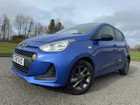 Käytetty Hyundai i10 GO! 67 HP (49 kW) 2018 Sininen Viistoperä
