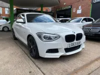 Begagnad BMW 120 M Sport 2013 Vit Halvkombi