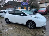 Used Nissan Leaf Tekna 80 kW (109 HP) 2015 White Hatchback