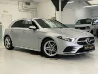 Usado Mercedes A200 AMG line 163 HP (119 kW) 2020 Prateado Citadino
