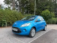 Used Ford Ka Zetec 69 HP (50 kW) 2015 Blue Hatchback