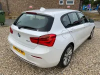 Used BMW 118 Sport Line 136 HP (100 kW) 2018 White Hatchback