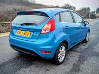 Used Ford Fiesta Zetec 2017 Blue Hatchback