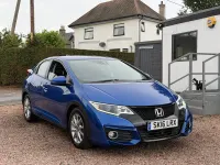 Used Honda Civic SE Plus 120 HP (88 kW) 2016 Blue Hatchback