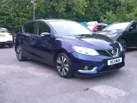 Used Nissan Pulsar N-TEC 110 HP (80 kW) 2015 Blue Hatchback