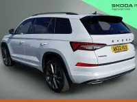 Used Skoda Kodiaq SportLine 197 HP (144 kW) 2022 White SUV