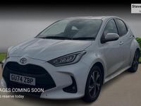 Used Toyota Yaris Hybrid Design 2024 White Hatchback