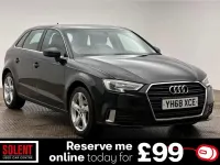 Used Audi A3 Sport 147 HP (108 kW) 2018 Black Sedan