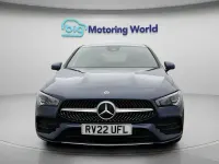 Used Mercedes CLA180 AMG line 136 HP (100 kW) 2022 Blue Coupe