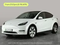 Used Tesla Model Y Long Range AWD 378 kW (514 HP) 2024 White SUV