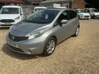 Used Nissan Note Tekna 90 HP (66 kW) 2014 Silver Hatchback