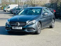 Usado Mercedes C200 184 CV (135 kW) 2014 Gris Berlina