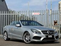 Used Mercedes E350 AMG line 258 HP (189 kW) 2017 Silver Cabriolet