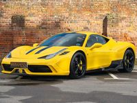 Used Ferrari 458 605 HP (444 kW) 2014 Yellow Coupe
