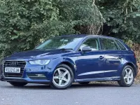 Used Audi A3 Sportback Design 110 HP (80 kW) 2016 Blue Hatchback