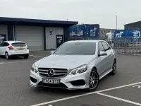 Used Mercedes E350 AMG line 252 HP (185 kW) 2014 Silver Sedan