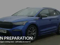 Used Skoda Enyaq iV SportLine 150 kW (204 HP) 2021 Blue SUV