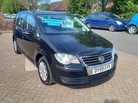 Used VW Touran S 102 HP (75 kW) 2009 Black MPV