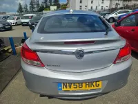 Used Vauxhall Insignia SRi 140 HP (102 kW) 2009 Silver Hatchback