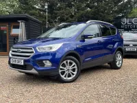 Used Ford Kuga Titanium 150 HP (110 kW) 2018 Blue SUV