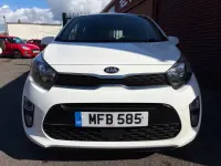 Used Kia Picanto 84 HP (61 kW) 2019 White Hatchback