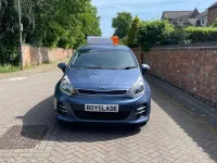 Used Kia Rio 109 HP (80 kW) 2015 Blue Hatchback