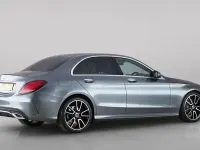 Used Mercedes C220 AMG line 194 HP (142 kW) 2018 Grey Sedan