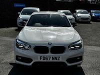 Used BMW 118 Sport Line 2017 White Hatchback