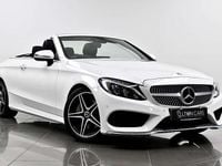 Used Mercedes C250 AMG line 2018 White Cabriolet