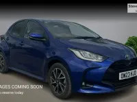 Used Toyota Yaris Hybrid Design 2023 Blue Hatchback