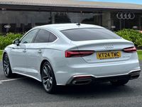 Used Audi A5 S-Line 150 HP (110 kW) 2024 White Hatchback