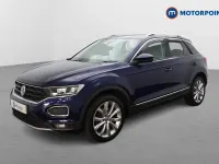 Used VW T-Roc SEL 150 HP (110 kW) 2020 Blue SUV