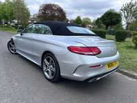 Usado Mercedes C200 AMG line 2017 Plateado Descapotable