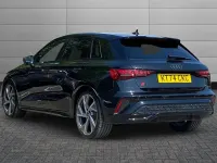 Used Audi A3 Black Edition 150 HP (110 kW) 2025 Mythos black Hatchback