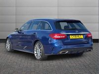 Used Mercedes C250 AMG Line Premium 204 HP (150 kW) 2018 Blue Estate
