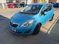 Used Vauxhall Meriva 100 HP (73 kW) 2010 Blue MPV