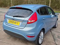 Used Ford Fiesta Titanium 2009 Blue Hatchback