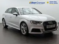 Used Audi A3 Sportback S-Line 150 HP (110 kW) 2017 White Hatchback