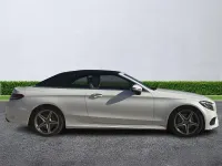 Used Mercedes C220 AMG Line Premium Plus 2019 White Cabriolet
