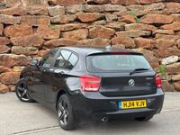 Used BMW 120 Sport Line 2014 Black Hatchback
