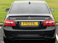 Used Mercedes E220 170 HP (125 kW) 2013 Black Sedan